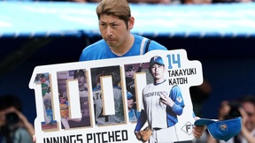 北海道日本ハムファイターズ加藤貴之が通算1000投球回到達、NPB史上370人目 ｜ プロ野球の画像