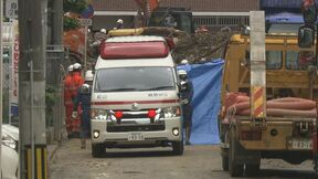 行方不明の3人発見も全員死亡確認　松山城の土砂崩れ　雨まだ続く　土砂災害に十分注意をの画像